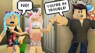 KIDS GET IN TROUBLE  | Bloxburg Sisters (ASHLEYOSITY REUPLOAD)