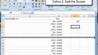 Working with large data sets in MS Excel