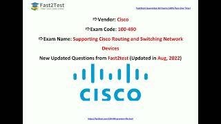 [Aug, 2022] Fast2test 100-490 PDF Dumps and 100-490 Exam Questions (22-37)