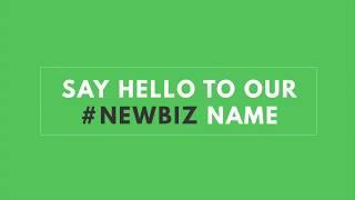 The secret is out! Say hello to our #newBiz name.