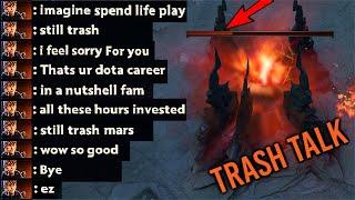 OMG NON-STOP TRASH TALK MEGA-CREEPS IN 30 MIN on Top Immortal Rank Most Satisfying Comeback Dota 2