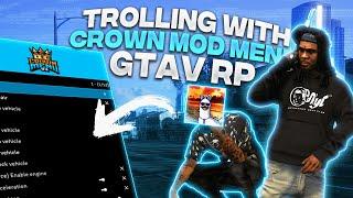 Trolling On FiveM With CROWN Menu (GTA RP Trolling) Ft. @QualzK