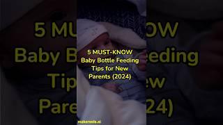 Must know essential baby bottle feeding routine tips for new parents! #BabyFeeding #ParentingTips