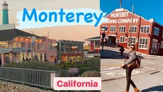 GREAT WALKING TOUR IN MONTEREY, CALIFORNIA| CANNERY ROW, OLD FISHERMAN'S WHARF