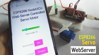 ESP8266 Webserver Controlled Servo