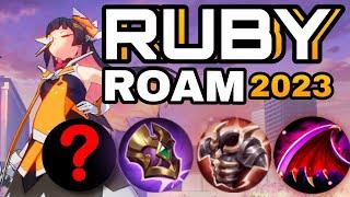 BEST BUILD & NEW EMBLEM FOR RUBY ROAM/TANK | RUBY GAMEPLAY | ikanji | MOBILE LEGENDS