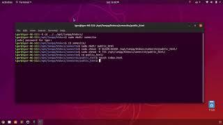 How to setup a virtual host locally with XAMPP in Ubuntu (Linux)