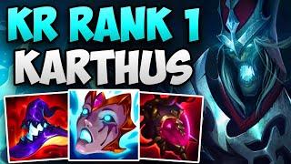 THIS IS HOW KOREA RANK 1 PLAYS KARTHUS JUNGLE! | CHALLENGER KARTHUS JUNGLE GAMEPLAY | Patch 14.7 S14