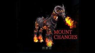 UPCOMING CHANGES OF MOUNT BONUS AND COMBAT POWER  / MOUNT CHANGES  IN NEVERWINTER MOD 19