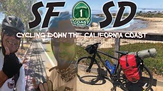 Bicycle touring California coast - Self supported:  San Francisco - San Diego