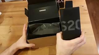 Samsung GALAXY S20 Brand New Unboxing and Tour! Cosmic Grey