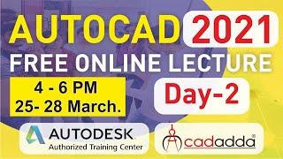 autocad basic commands Day -2 | AutoCAD 2021 Day -2 | Autocad basic | Autocad in hindi