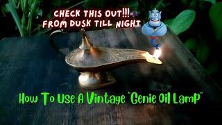 How to use a GENIE OIL LAMP