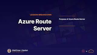 Azure Route Server   A Cloud Guru