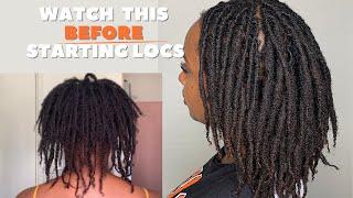 What To Know Before Starting Locs (Two Strand Twist Starter Locs FINE 4C Hair) #LocJourney