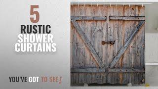 Top 10 Rustic Shower Curtains [2018]: Fabric Shower Curtain Country Decor by Ambesonne , Old Wooden