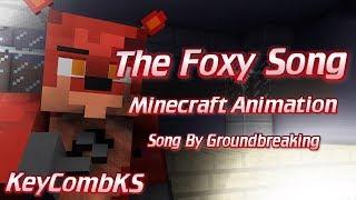 "The Foxy Song" | FNAF Minecraft Animacion (Song By Groundbreaking)