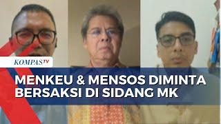 Kata Pakar Hukum Tata Negara soal Mensos dan Menkeu Diminta Bersaksi di Sidang MK