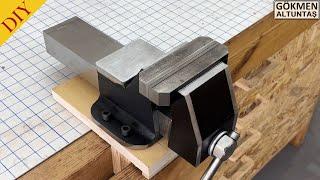 Making a Heavy Duty Metal Vice // DIY Metal Vice