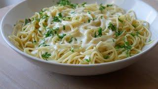 Pasta with Creamy Cheese Sauce (Recipe) || [ENG SUBS]