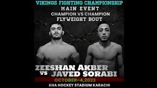 Zeeshan Akbar Vs Javed Sohrabi (Main Event) | Flyweight MMA Fight | Vikings Fighting Championship