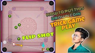 Carrom pool Flip shot / how to hit flip shot / Carrom desi Pool / Gaming Nazim ️ Trick game play 