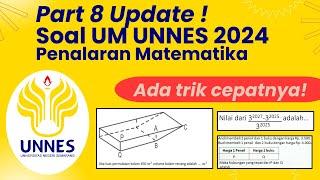 SOAL TERBARU PENALARAN MATEMATIKA UM UNNES 2024 || PART 8