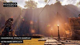 Horizon Zero Dawn: Cauldron XI stealth gameplay in Ultra Hard difficult