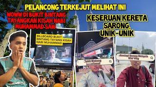 woooww kisah nabi Muhammad tayang di bukit bintang || keseruan kereta sarong di kuala lumpur