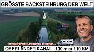 #1015 NEU Oberländer Kanal, die andere Schleuse | Marienburg, gewaltiger Bau! Roadtrip Polen