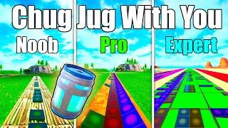 Chug Jug With You (American Boy) Noob vs Pro vs Expert (Fortnite Music Blocks) - With Code