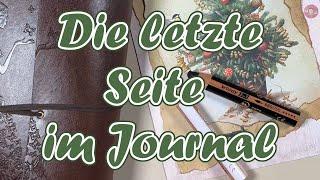 Kreativ Tagebuch 2024 || Journal with me || Craft with me die letzte Seite