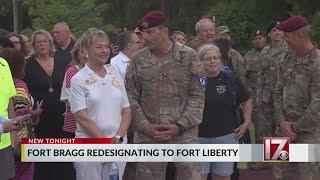 North Carolina's Fort Bragg redesignating to Fort Liberty