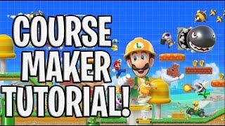 Super Mario Maker 2 Course Maker Tutorial Easy!