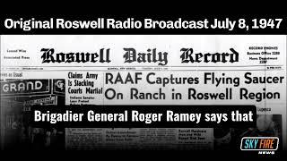 Original Roswell Radio Broadcast July 8th, 1947 #asmr #trending #news #UFO