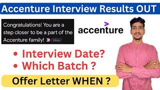 Accenture Interview Results 2024 | Accenture Offer Letter 2024 | Accenture Rejection Mail 2024