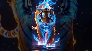 amazing Tiger Roaring  #wow #animals #performance #ai