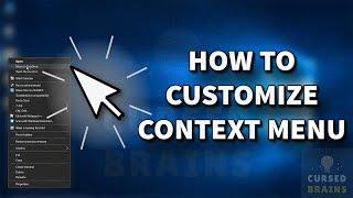 How To Customize Right Click Context Menu To Edit / Add / Delete Options | Windows 7/8/10 | Easy Way