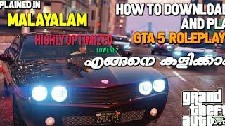 How To Play Gta 5 Roleplay (FIVEM) highly Optimized RDRP