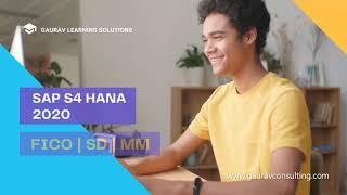 SAP S4 HANA 2020 FICO, SD, MM Training & Certification Course | Batches Starting From 3rd April'21.