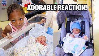 **EMOTIONAL** BIG SISTER MEETS HER BABY BROTHER FOR THE FIRST TIME + BRINGING OUR BABY BOY HOME etc.