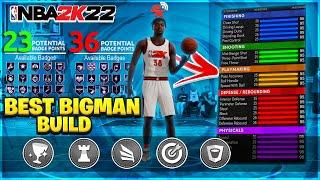 THE BEST BIG MAN BUILD ON NBA 2K22 IS BROKEN! (NEXT GEN & CURRENT GEN) COMP CENTER/PF BUILDS NBA2K22