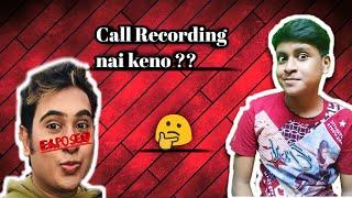 CALL RECORDING EXPOSED | BENGALI YOUTUBER EXPOSED | THE BONGLISH