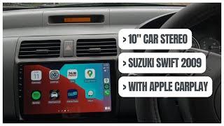 Discover the BEST car stereo SUZUKI SWIFT 2009 Upgrade! 10" with Wireless Apple CarPlay & Camera FHD