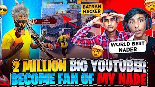  2 MILLION BIG YOUTUBER  BECOME FAN  OF MY GRENADE  - Batman Gaming