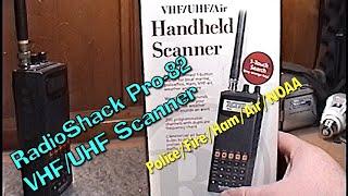 RadioShack Pro-82 VHF/UHF Handheld Radio Scanner