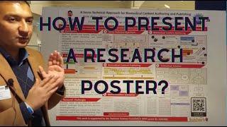 Effective Poster Presentation | How to present a research poster?| Dr. Ahmad Bukhari