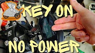 Motorcycle Won't Turn On! No Power at All | Blown Main Fuse Diagnosis