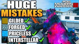 7+ Huge Mistakes You are Making While Unlocking Interstellar Camo | Modern Warfare III