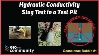 Hydraulic Conductivity | Slug Test in a Test Pit